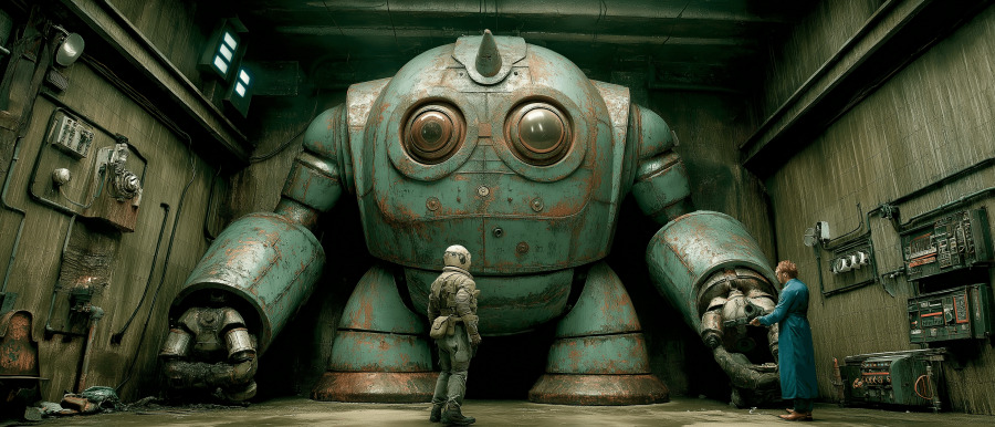 Weathered Robot puzzle preview